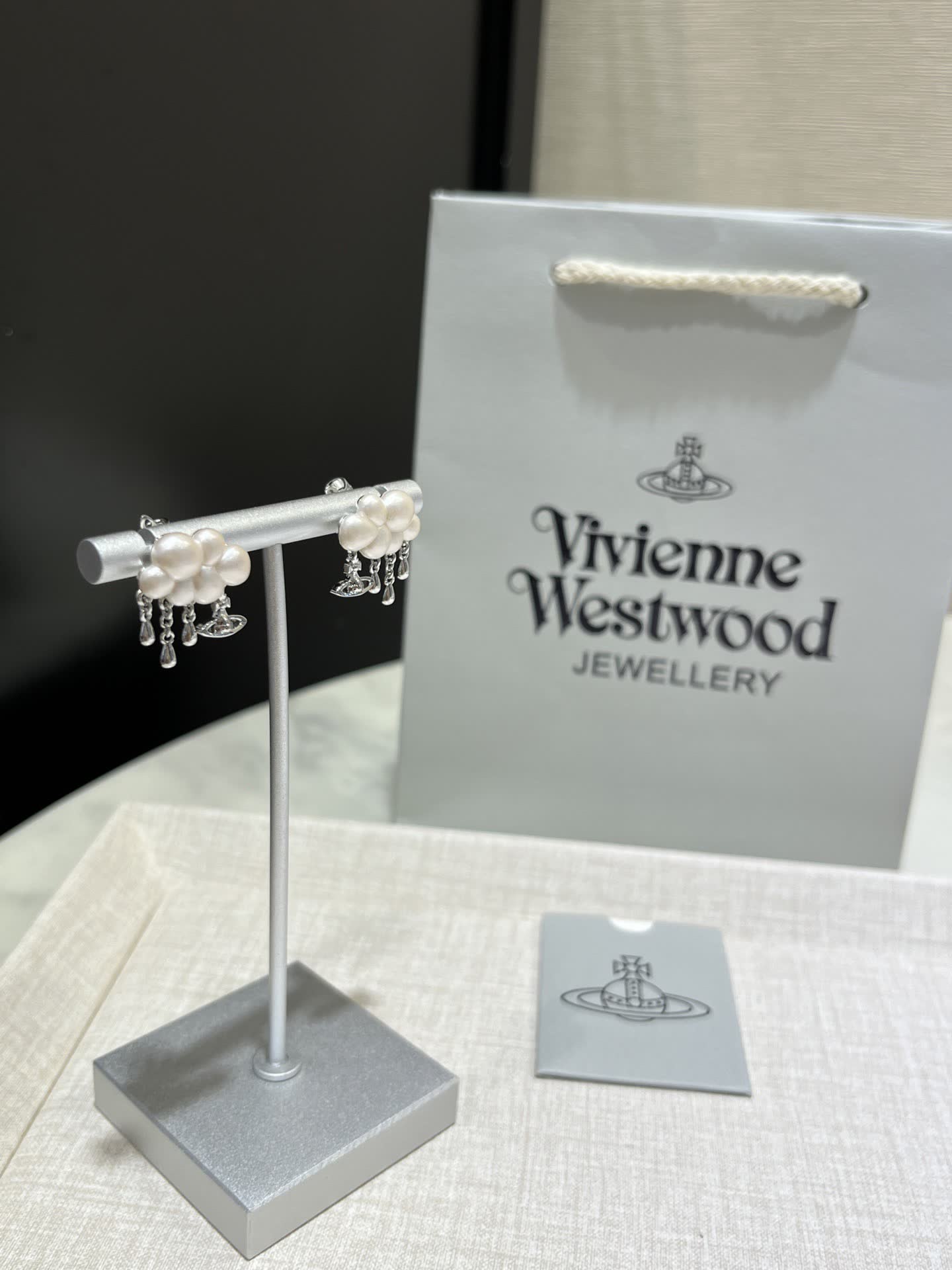 Vivienne Westwood Pearl Cluster Earrings